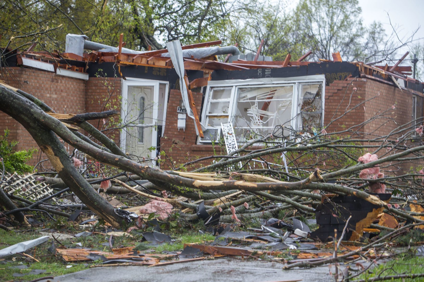 Tornado aftermath